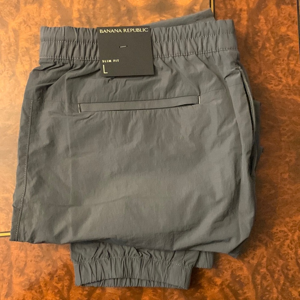 Slim Water-Repellent Jogger . Color : thunder gray